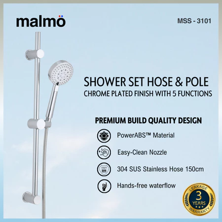 Shower Set MALMO MSS-3101 Handshower Head / Shower Kamar Mandi / Pancuran Air