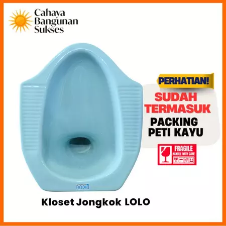 [Packing Peti Kayu] Kloset Jongkok Lolo