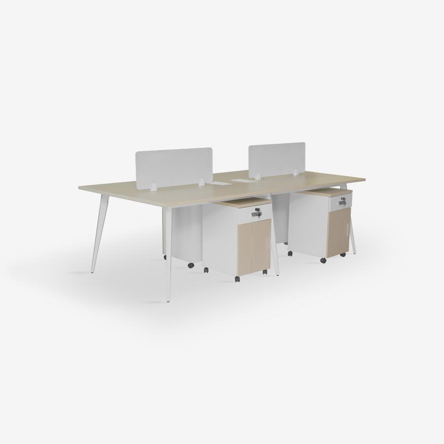 KANA Damiana - Workstation with cabinet / Meja kerja