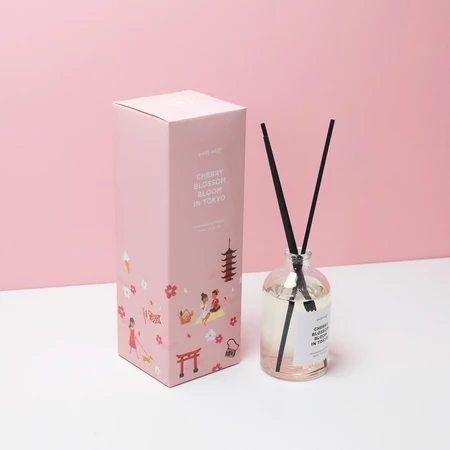 Sniff Sniff - Reed Diffuser 100ml - Pengharum Kamar/Ruangan - Cherry Blossom Bloom In Tokyo