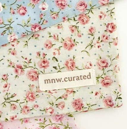 Floral Napkin 35x45 cm by MNW.Curated (Serbet / Alas Piring / Alas Makan / Taplak Meja Bahan Katun)