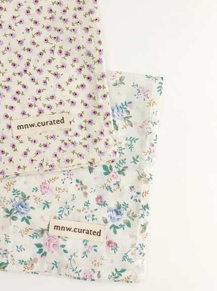 Floral Napkin 35x45 cm by MNW.Curated (Serbet / Alas Piring / Alas Makan / Taplak Meja Bahan Katun)
