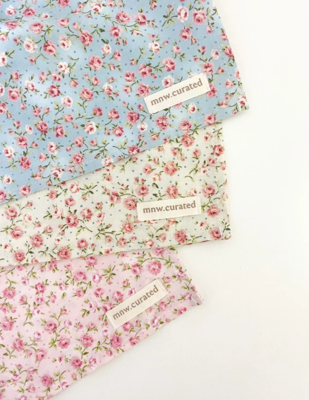 Floral Napkin 35x45 cm by MNW.Curated (Serbet / Alas Piring / Alas Makan / Taplak Meja Bahan Katun)
