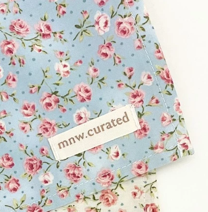 Floral Napkin 35x45 cm by MNW.Curated (Serbet / Alas Piring / Alas Makan / Taplak Meja Bahan Katun)