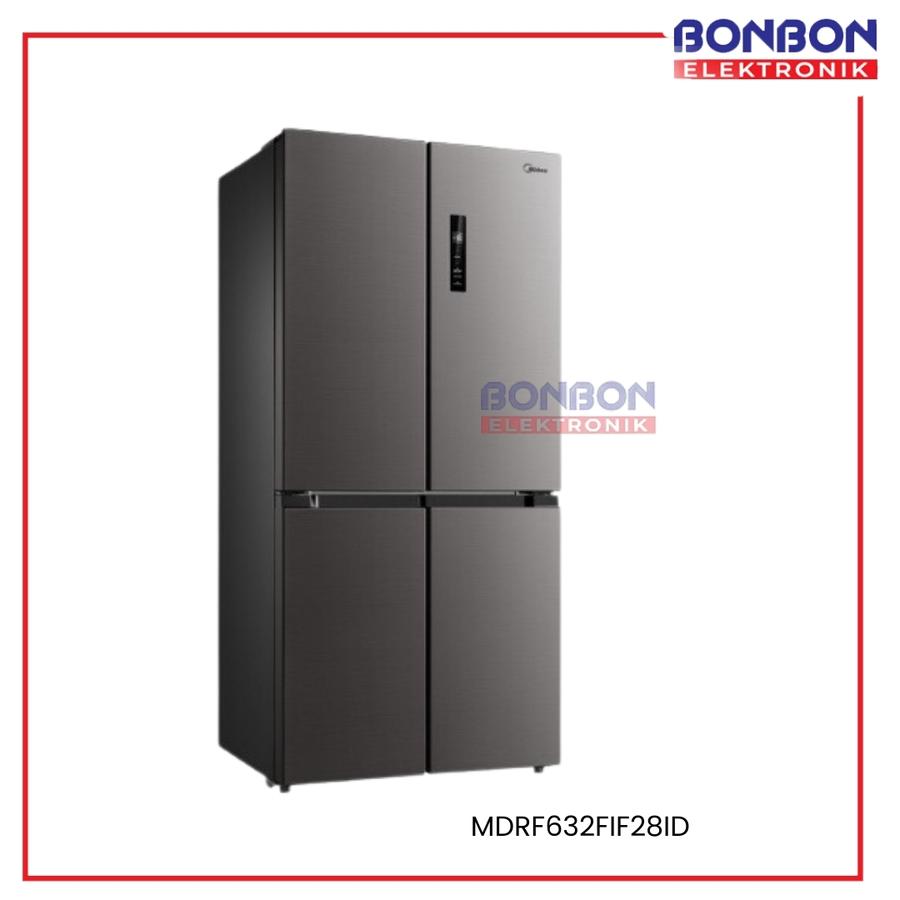 MIDEA Kulkas Side by Side 470 L MDRF632FIF28ID / MDRF 632FIF 28ID 470 L