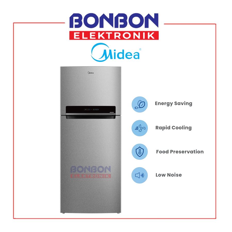 MIDEA Kulkas 2 Pintu 473L MDRT611EVD50ID / MDRT 611EVD 50ID Inverter Quattro 473 Liter