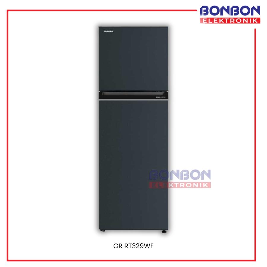 Toshiba Kulkas 2 Pintu 253L GR-RT329WE / 2 Door Small GR-RT329WE-PMF