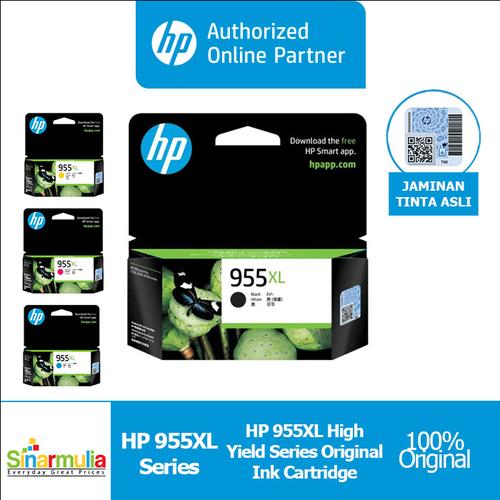 HP 955XL series Black, cyan, magenta, yellow (satu set)