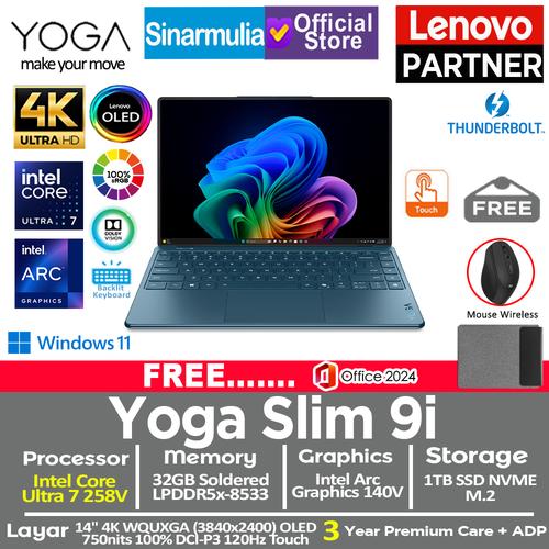 Lenovo Yoga Slim 9i Ultra 7 258V 1TB SSD 32GB 4K WQUXGA OLED WIN11