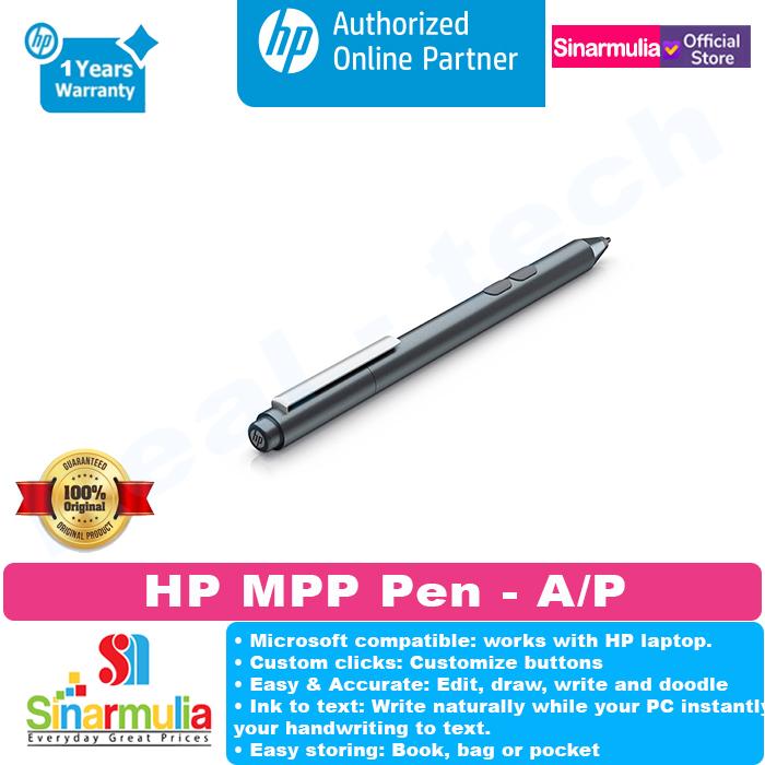 Stylus Pen HP MPP 1.51 khusus laptop HP Original Garansi resmi HP