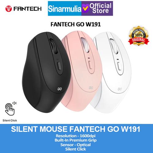 FANTECH GO Wireless Mouse W191 Silent Click 2.4Ghz 1600DPI