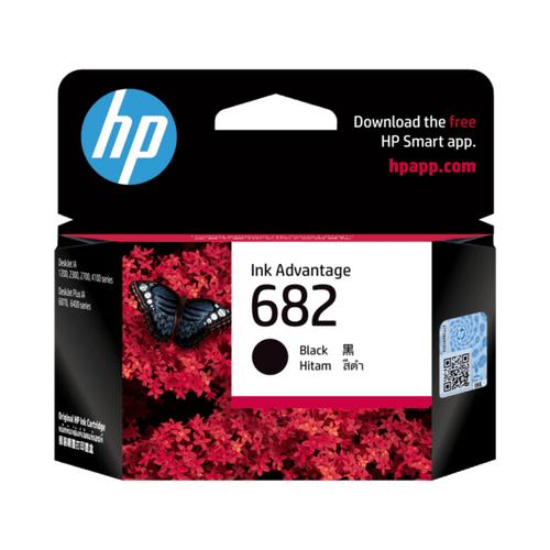 HP 682 Black Original Ink Advantage Cartridge Tinta Printer
