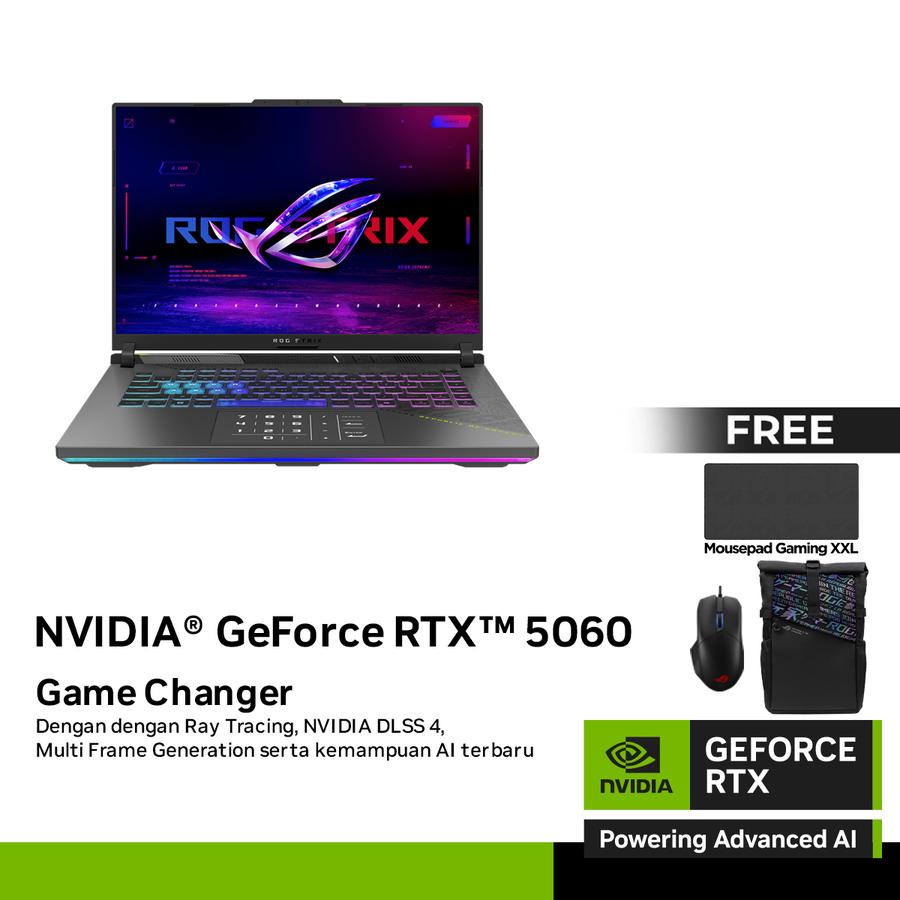 ASUS ROG STRIX G16 G614PM NVIDIA GeForce RTX 5060 - Ryzen 9 8940HX 1TB SSD 16GB Win11+OHS