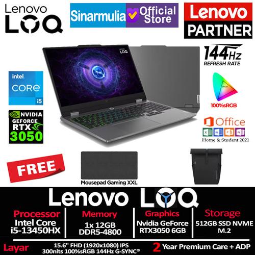 Lenovo LOQ Gaming i5-13450HX RTX3050 512GB SSD 12GB 144Hz 100%sRG