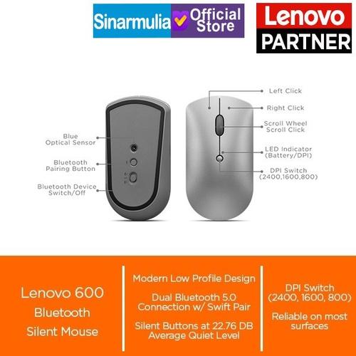 Lenovo 600 Bluetooth Silent Mouse