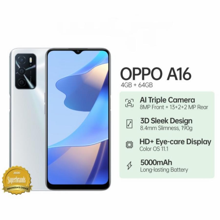 Oppo A16 4/64 Garansi Resmi