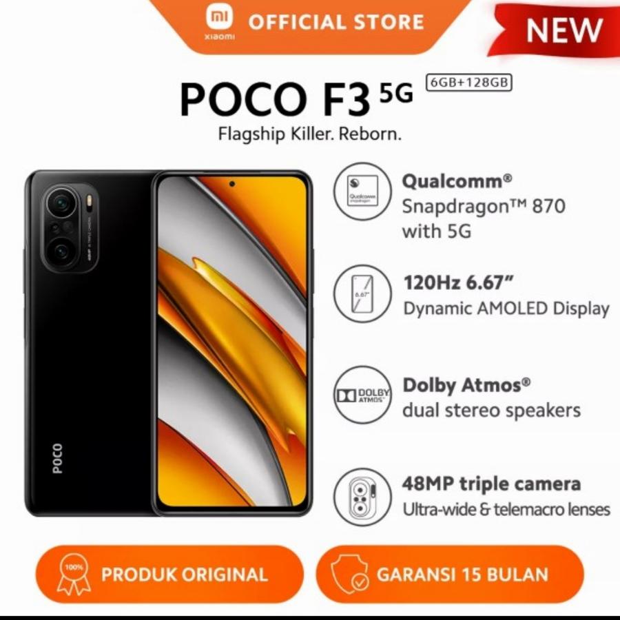 Xiaomi Poco F3 6/128 Garansi Resmi