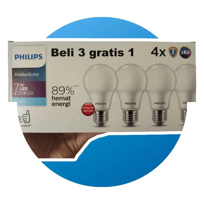 Philips RadiantLine Multipack LEDBulb 7W 6500K