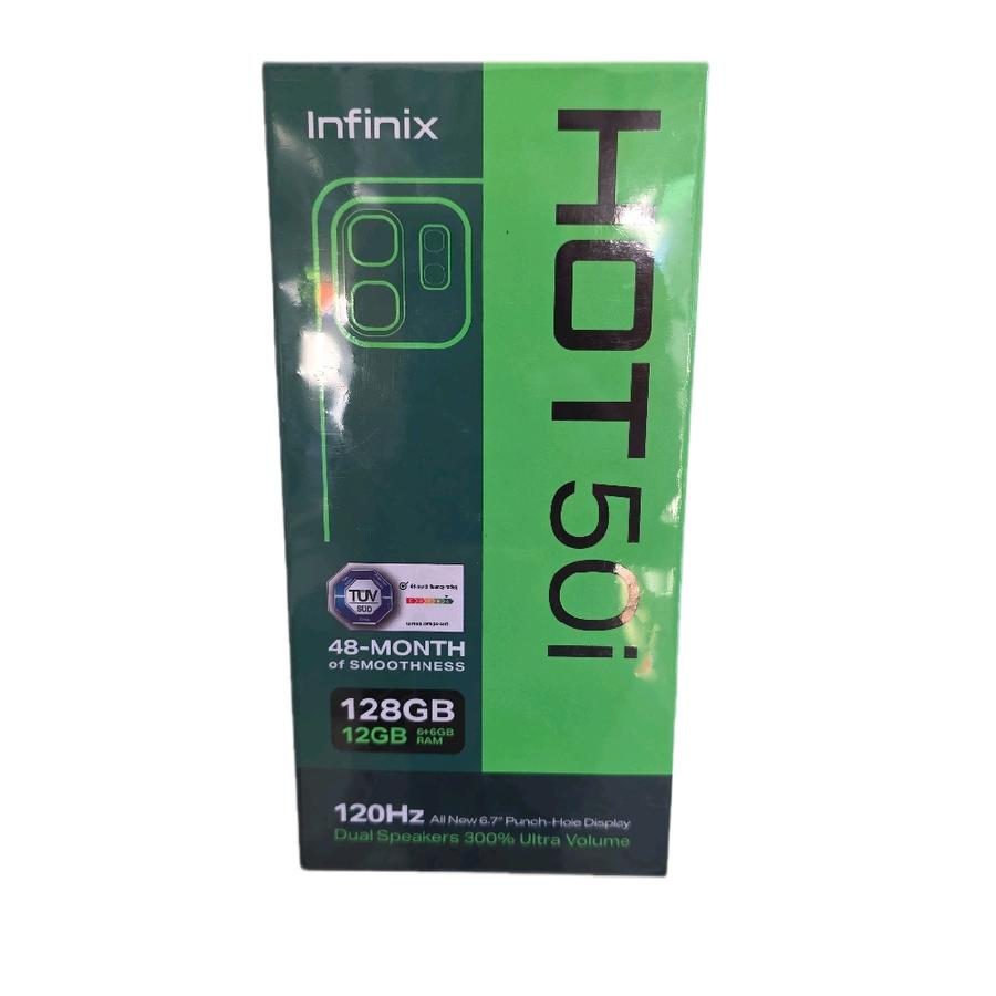Infinix Hot 50 6/128 Garansi Resmi Dual Speakers 300% Ultra Volume