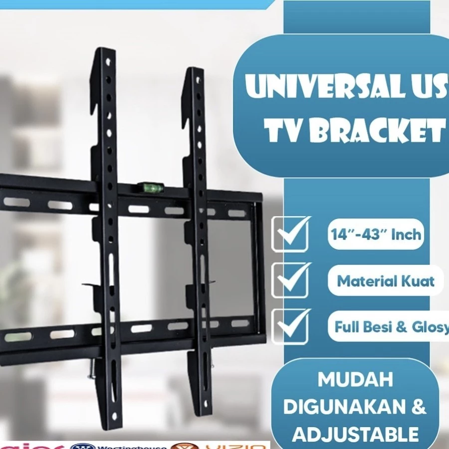 BRACKET SWIVEL TV LED 14 17 19 20 22 24 27 32 40 43 Inch Universal Smart TV Android TV Google TV Digital LCD Braket