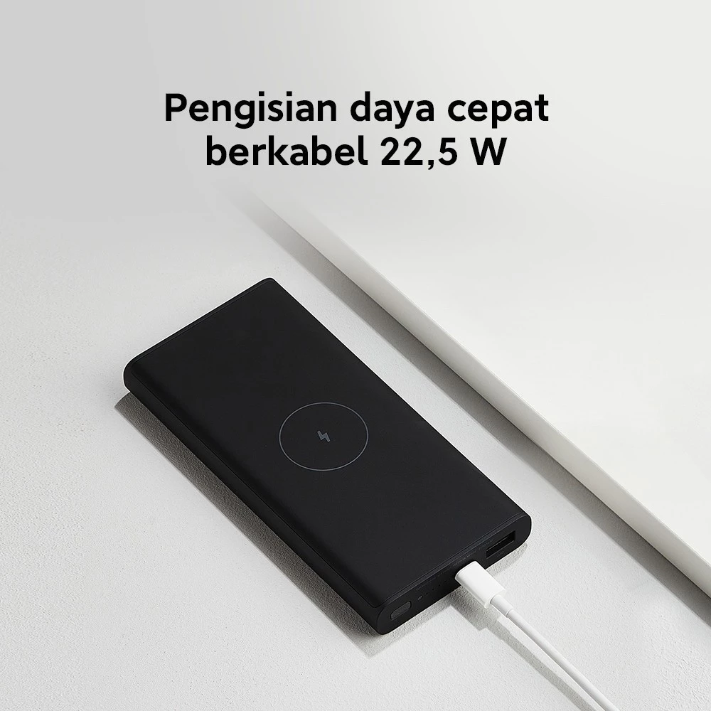 Xiaomi Power Bank 10W Wireless 10000mAh Garansi Resmi | Pengisian daya nirkabel dan berkabel | Pengisian daya cepat | Fast Charger