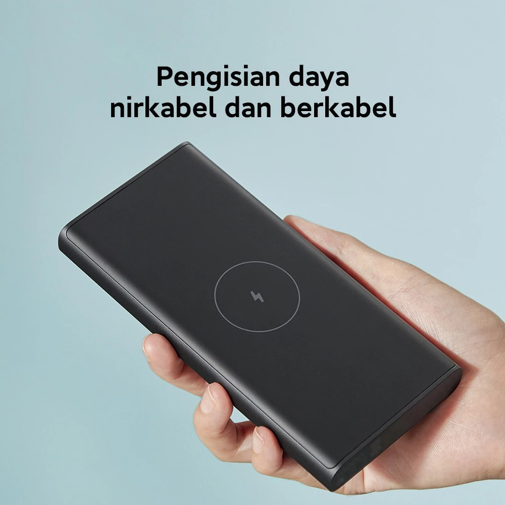 Xiaomi Power Bank 10W Wireless 10000mAh Garansi Resmi | Pengisian daya nirkabel dan berkabel | Pengisian daya cepat | Fast Charger