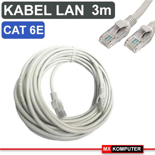 KABEL LAN 3M CAT 6E / KABEL UTP 3 METER PABRIKAN