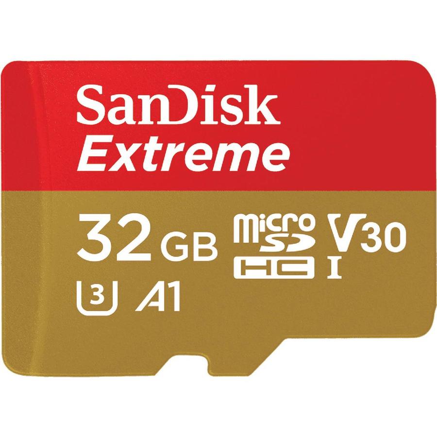 Sandisk Extreme 32GB A1 100MB/s MIcroSD Card for Mobile Gaming