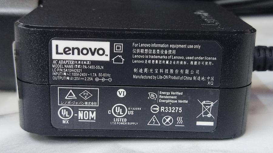 Adaptor Charger LENOVO 20V 2.25A / 3.25A Ideapad 100 Series, 100-14,110, 110S, 120 Series, 130 Series, S145 Series,310, 320, 330 510 Series, Slim 3, Slim 5, Slim 7 Series, Flex 4, Flex 5 Series, Flex 6 Series,Yoga 2 520, 510, 710, 11, 14, 15 , S145