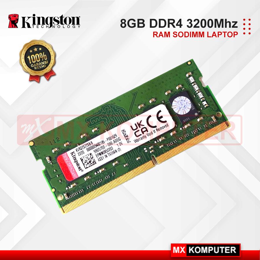 Laptop Ram Sodimm 3200mhz RAM Kingston DDR4 8GB 3200 Mhz Sodimm