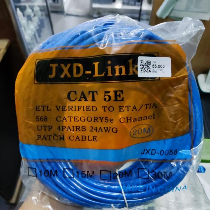 Kabel LAN 20M Cat5E 20Meter / UTP Cable 20 Meter