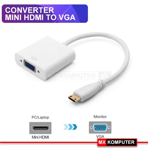 Converter NYK Mini HDMI To VGA Best Quality