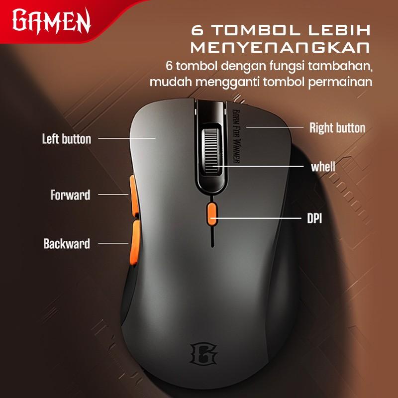 GAMEN Wireless Gaming Mouse GM200W 2.4GHz Ergonomic Design