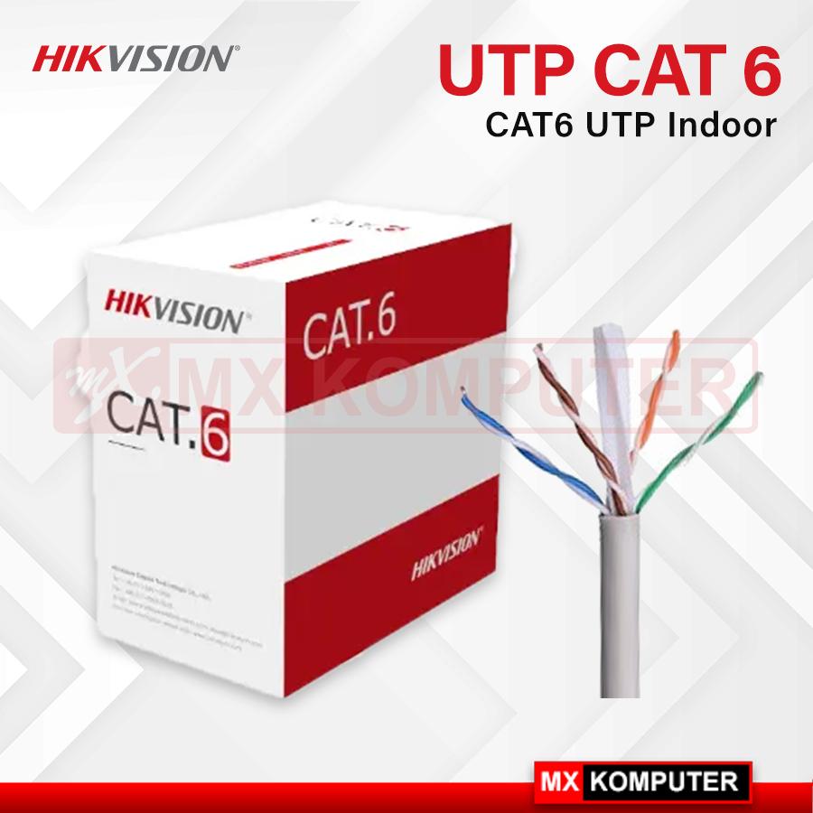 Kabel LAN UTP Hikvision CAT 6 Indoor Permeter Eceran