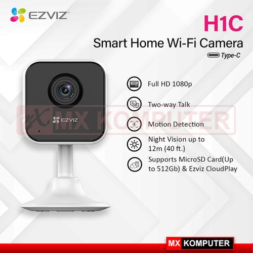 IP Camera Indoor Ezviz H1c Smart Home Wifi CCTV Type C