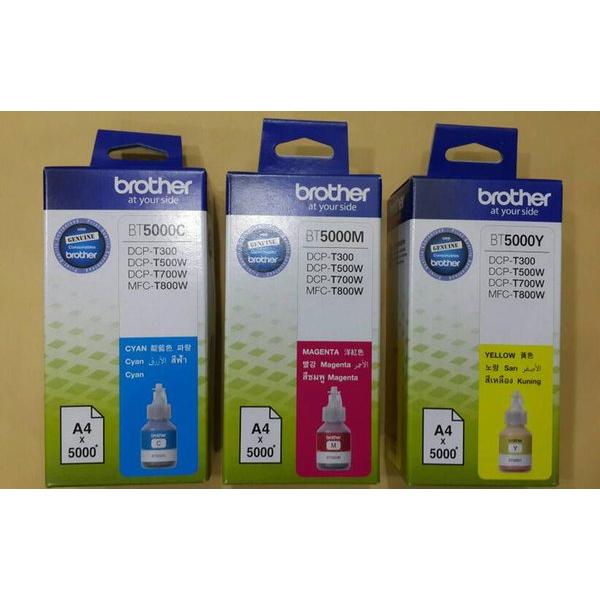 Tinta refill Brother BT5000 BT6000 ORIGINAL DCP T300 T500W T700W T800W