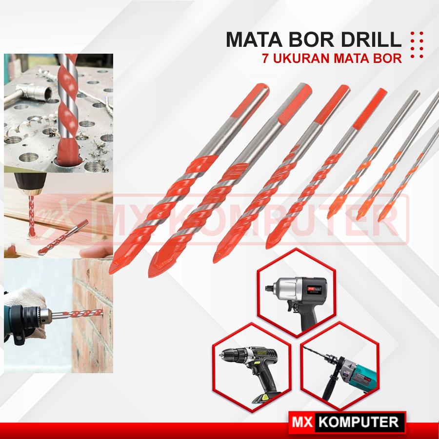 Mata Bor Set 7 pcs Multifungsi