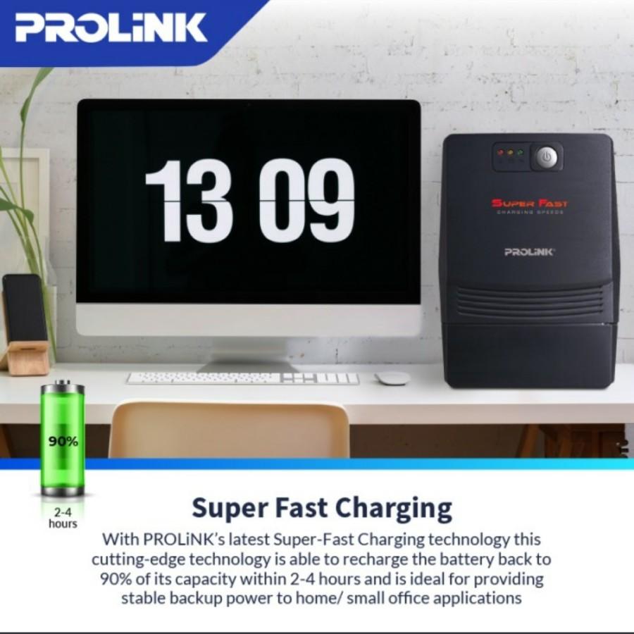 UPS PROLINK PRO1201SFCU Super Fast Charging Line Interactive 1200VA