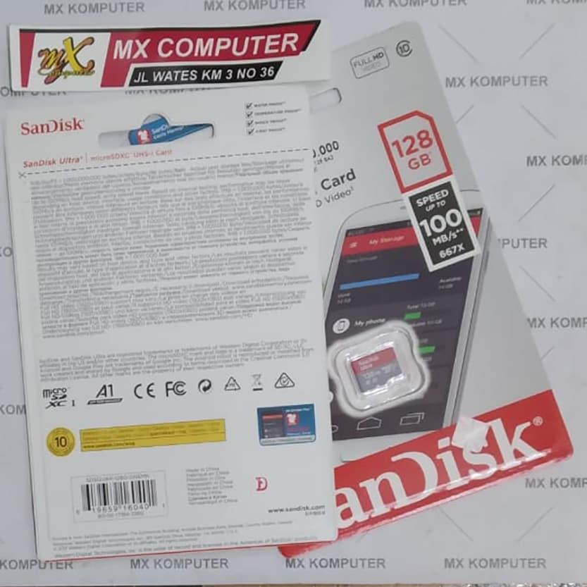Memory Card MicroSD MIcro SD Sandisk Ultra Class 10 128GB 128 GB A1 - Speed 140MB/s