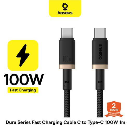 BASEUS Kabel Data DURA Series Fast Charging 1 M Type-C to Type-C 100W