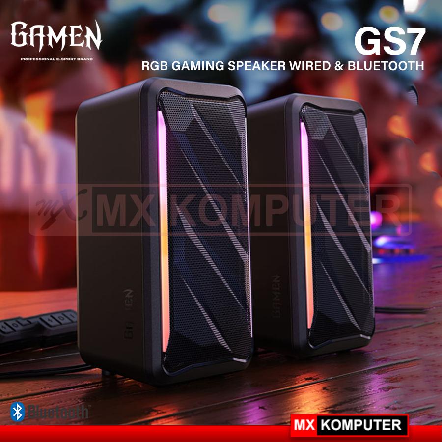 Gamen GS7 RGB Gaming Speaker Wired & Bluetooth