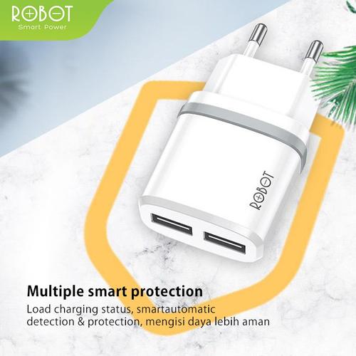 Robot Charger RT-K9 Dual USB Power Charger 2.1A