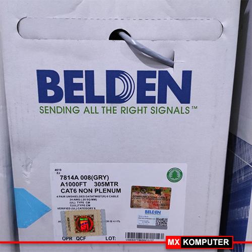 KABEL LAN UTP cat 6 / cat6 BELDEN made in USA meteran / eceran