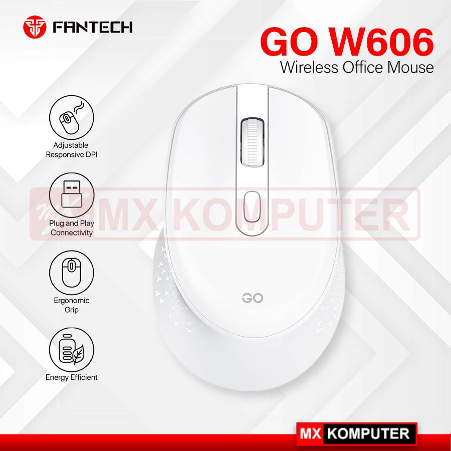 Mouse Wireless Office FANTECH GO W606 2.4Ghz 1600DPI
