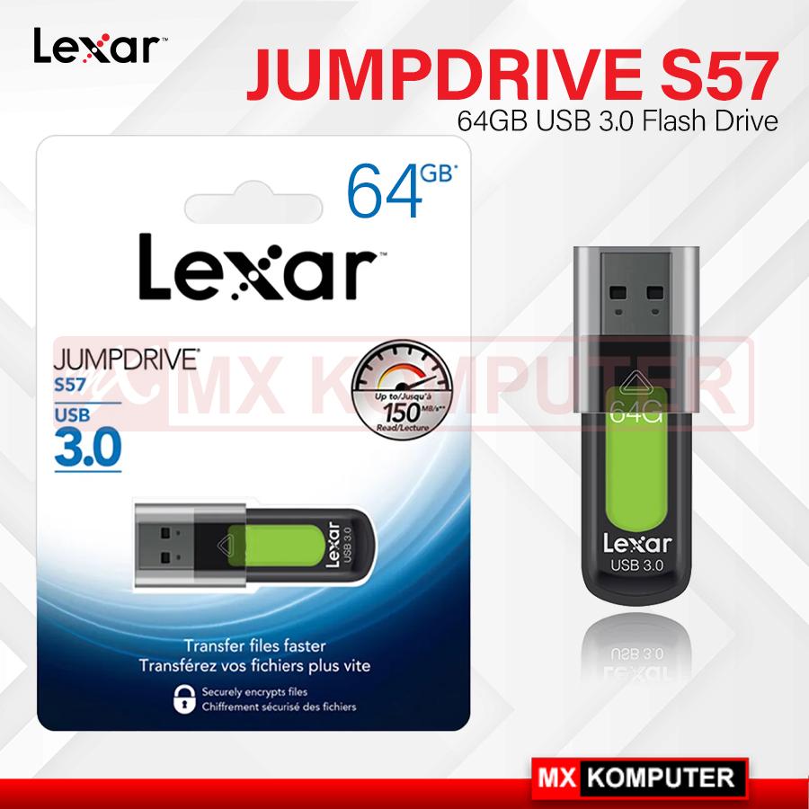 Flashdisk Lexar Jumpdrive S57 64GB USB 3.0