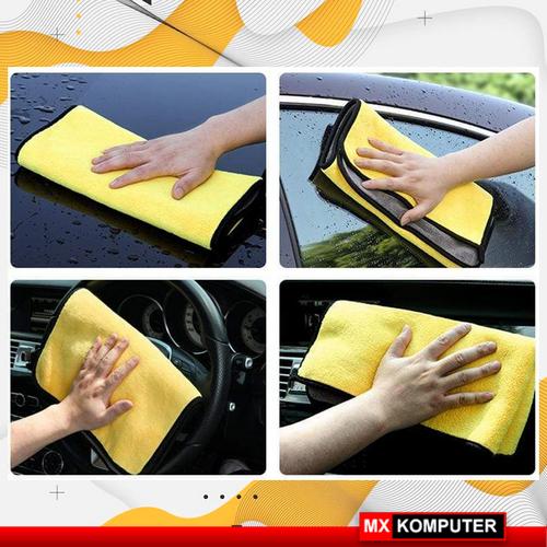 Kain Lap Mobil Motor Microfiber 30x40