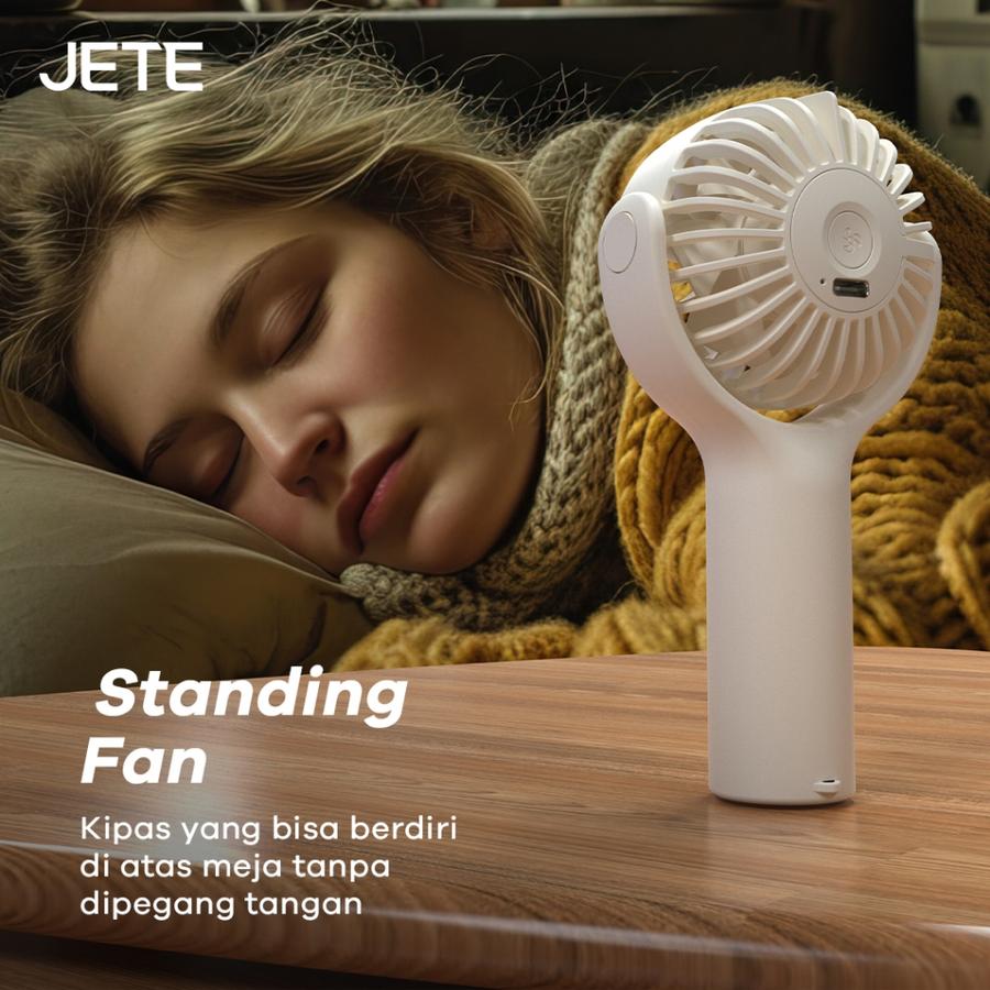 Kipas Angin Portable Mini JETE SF3 330 Degree Adjustable Angle