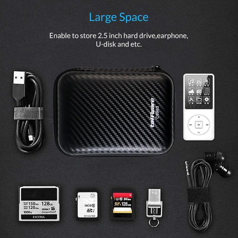 Taffware Kotak Penyimpanan Hard Disk HDD EVA Case 2.5 Inch