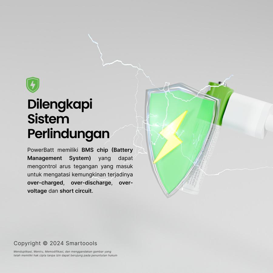 Baterai Cas Isi Ulang 2pcs Smartoools AAA 1.5V Type-C USB Rechargeable Lithium Battery Charge