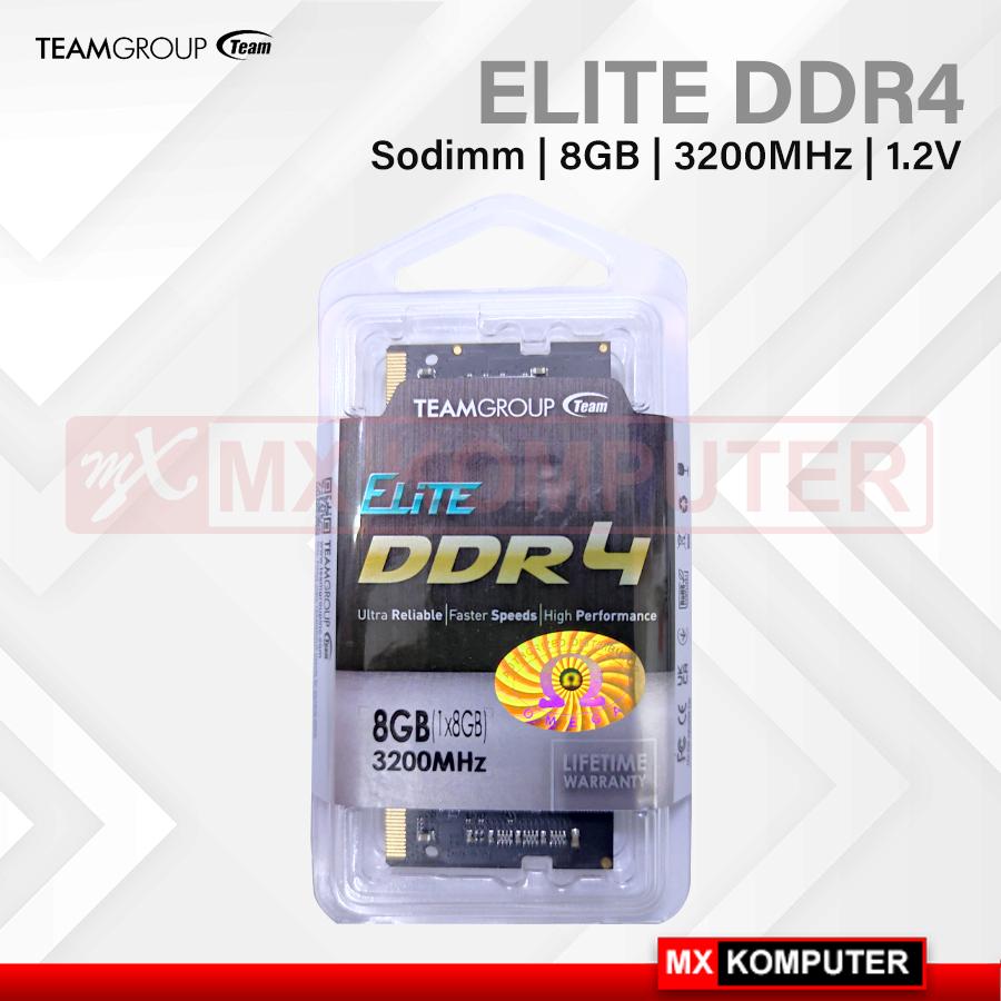 RAM TEAMGROUP Elite Memory Laptop Sodimm DDR4 8GB 3200Mhz